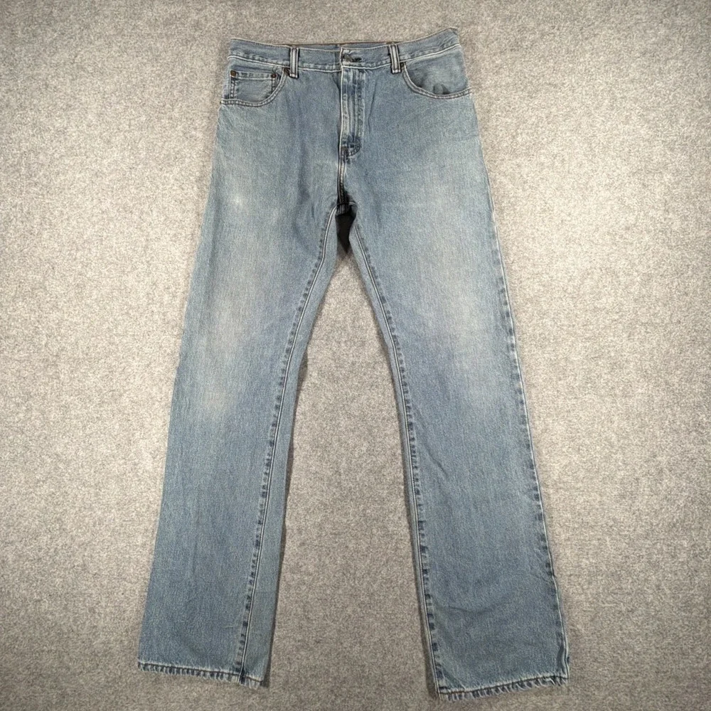Levis 517 Jeans Mens 34x36 Blue Denim Levis Bootcut Flare Jeans Medium Wash